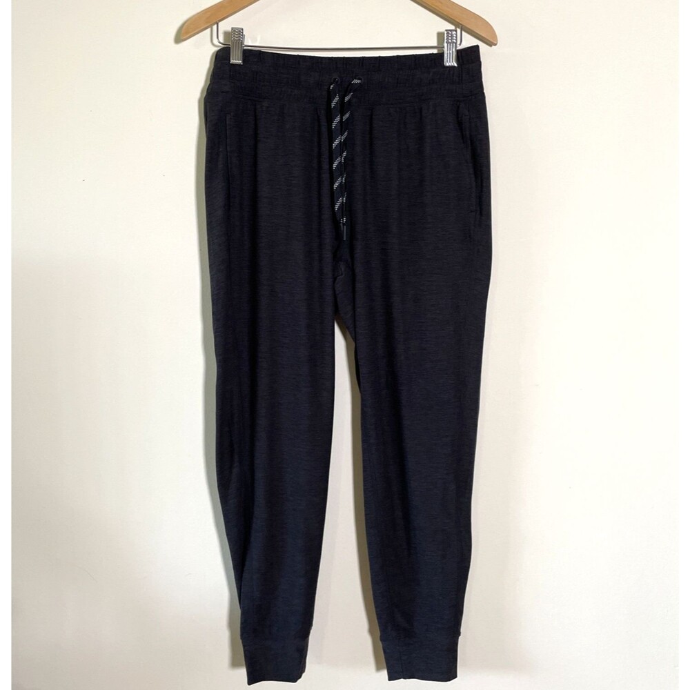 FLX Women's Wander Mid-Rise Jogger Black Drawstring Size Medium Soft Touch NWT